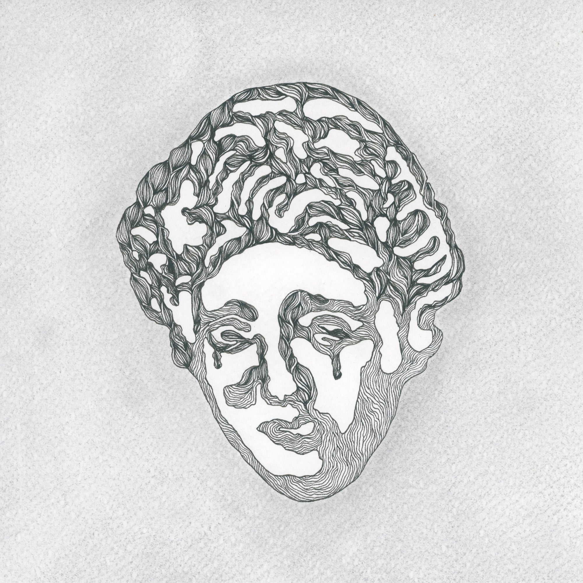 WEEPING HEAD (Original Drawing)