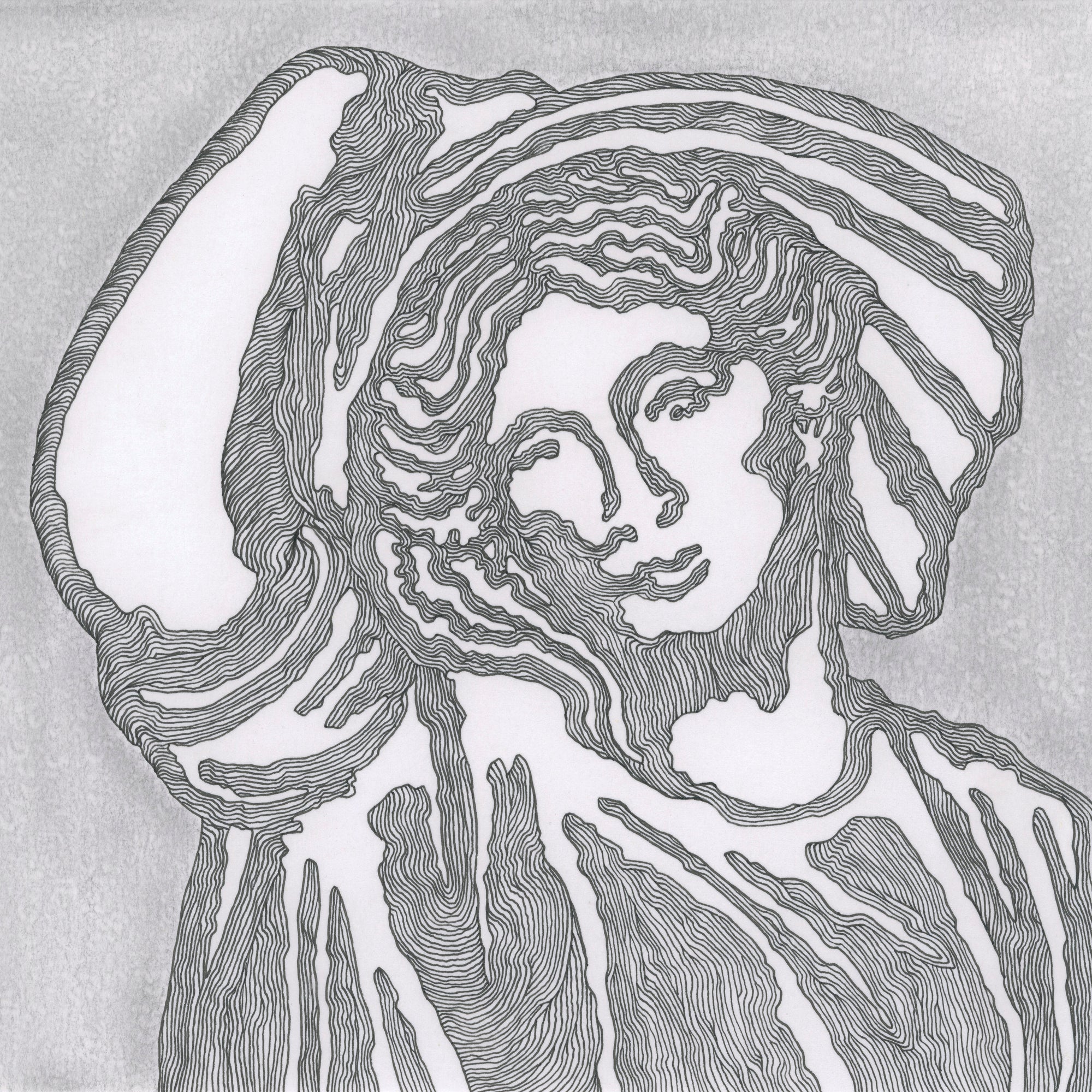 HOLDING THE WIND (Original Drawing)