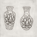 TWIN VESSELS (Original Drawing)