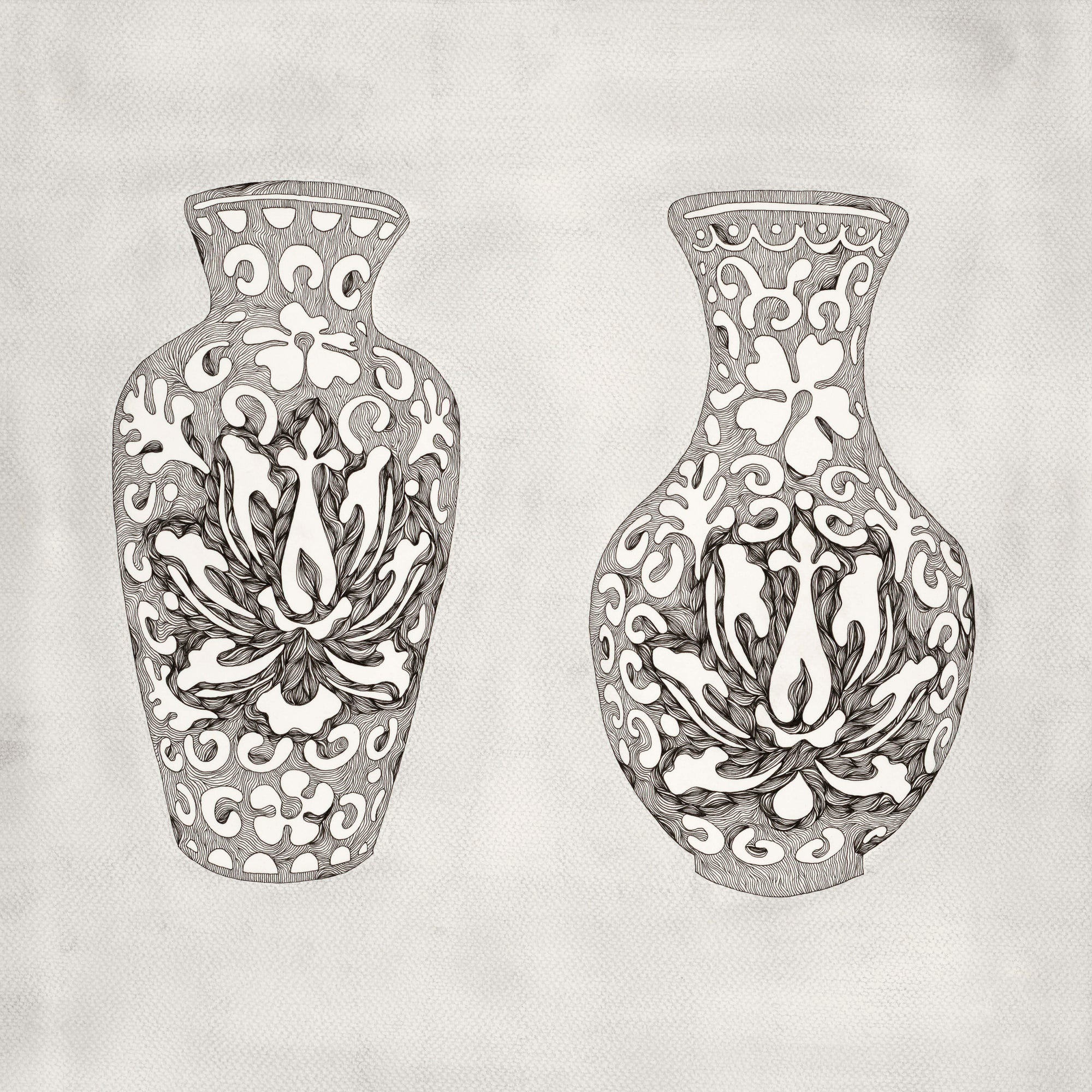 TWIN VESSELS (Original Drawing)