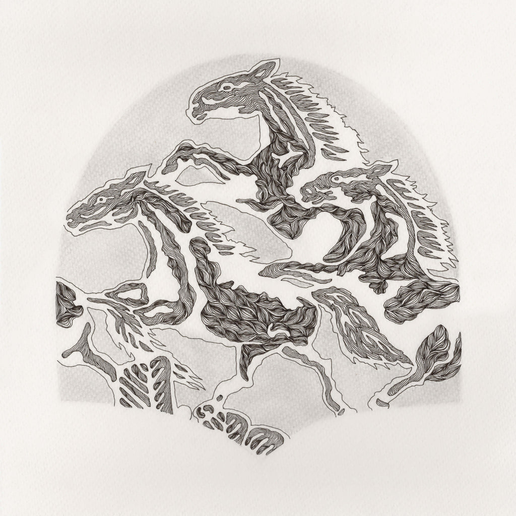 SPIRIT OF HORSES (Original Drawing)