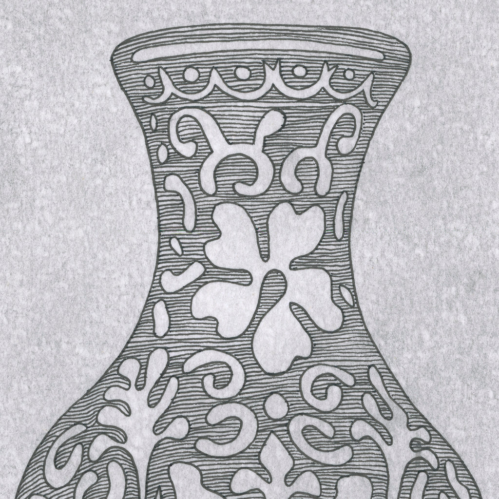 CHINESE VASE I (Wall Charm)