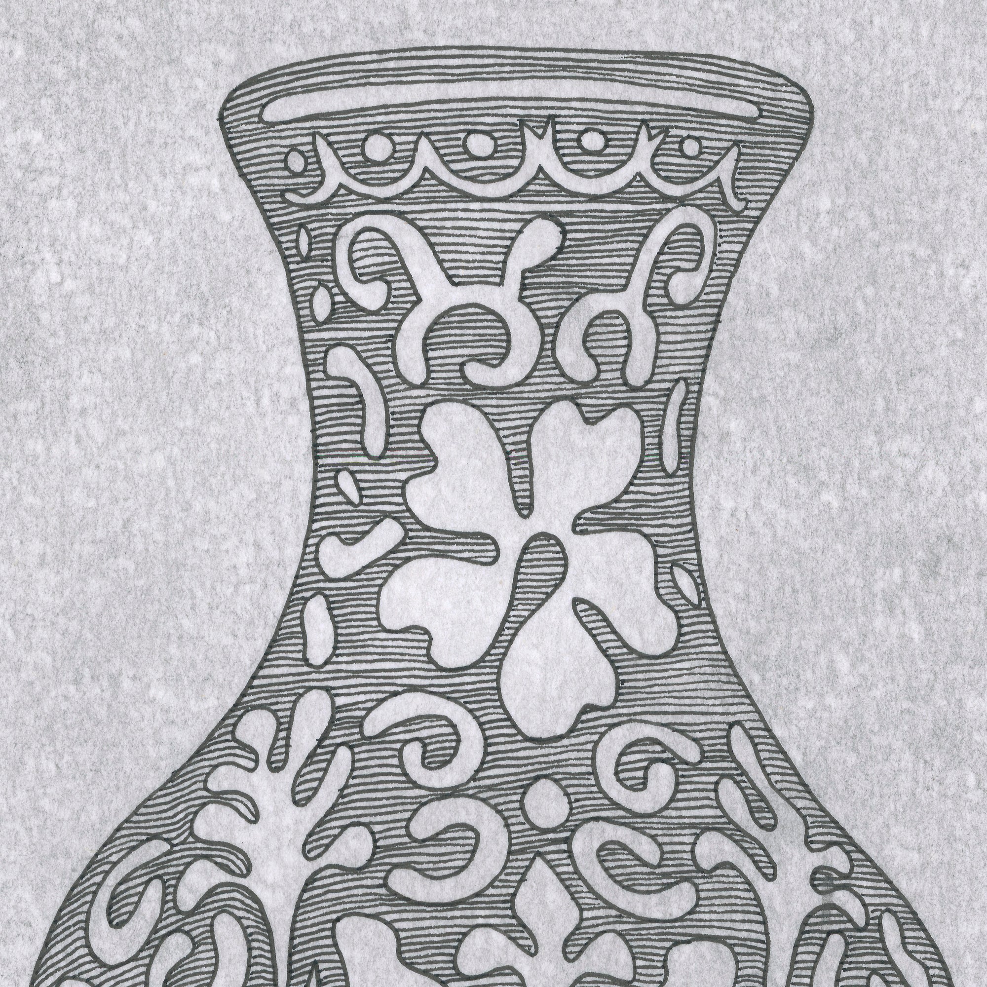 CHINESE VASE I (Wall Charm)