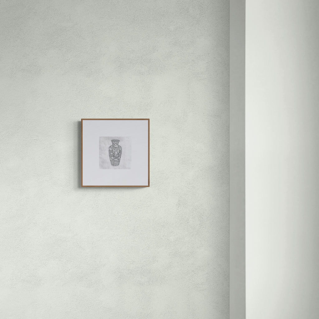 CHINESE VASE II (Original Drawing)