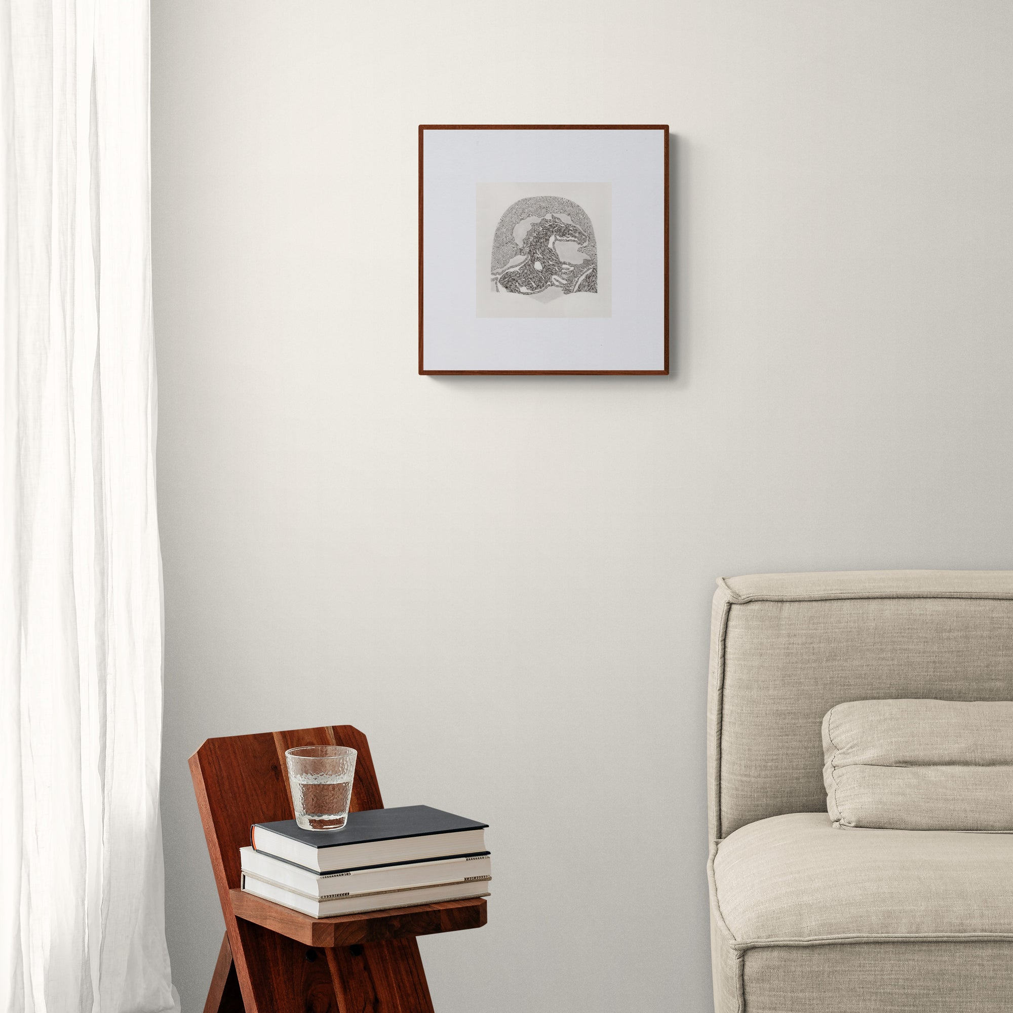 SINGLE HORSE (Original Drawing)