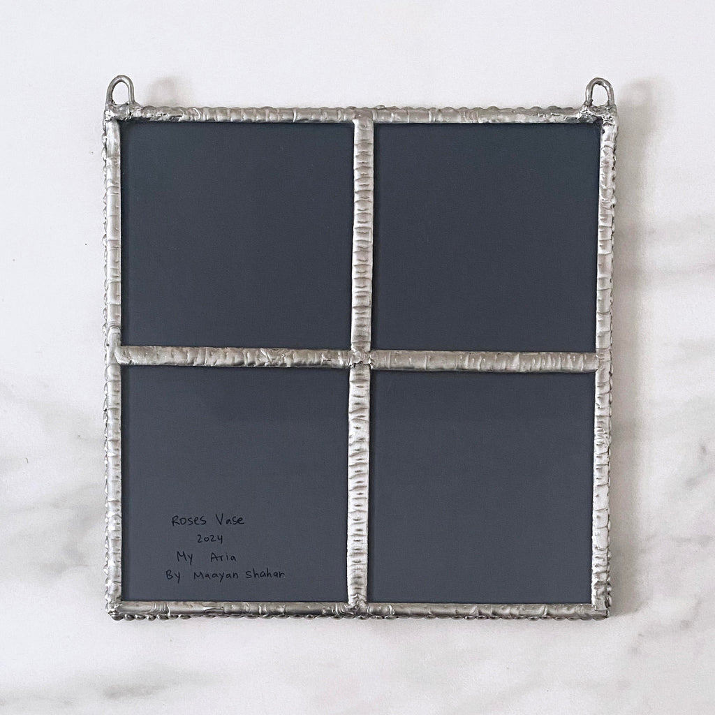 VASE OF ROSES (Wall Charm)