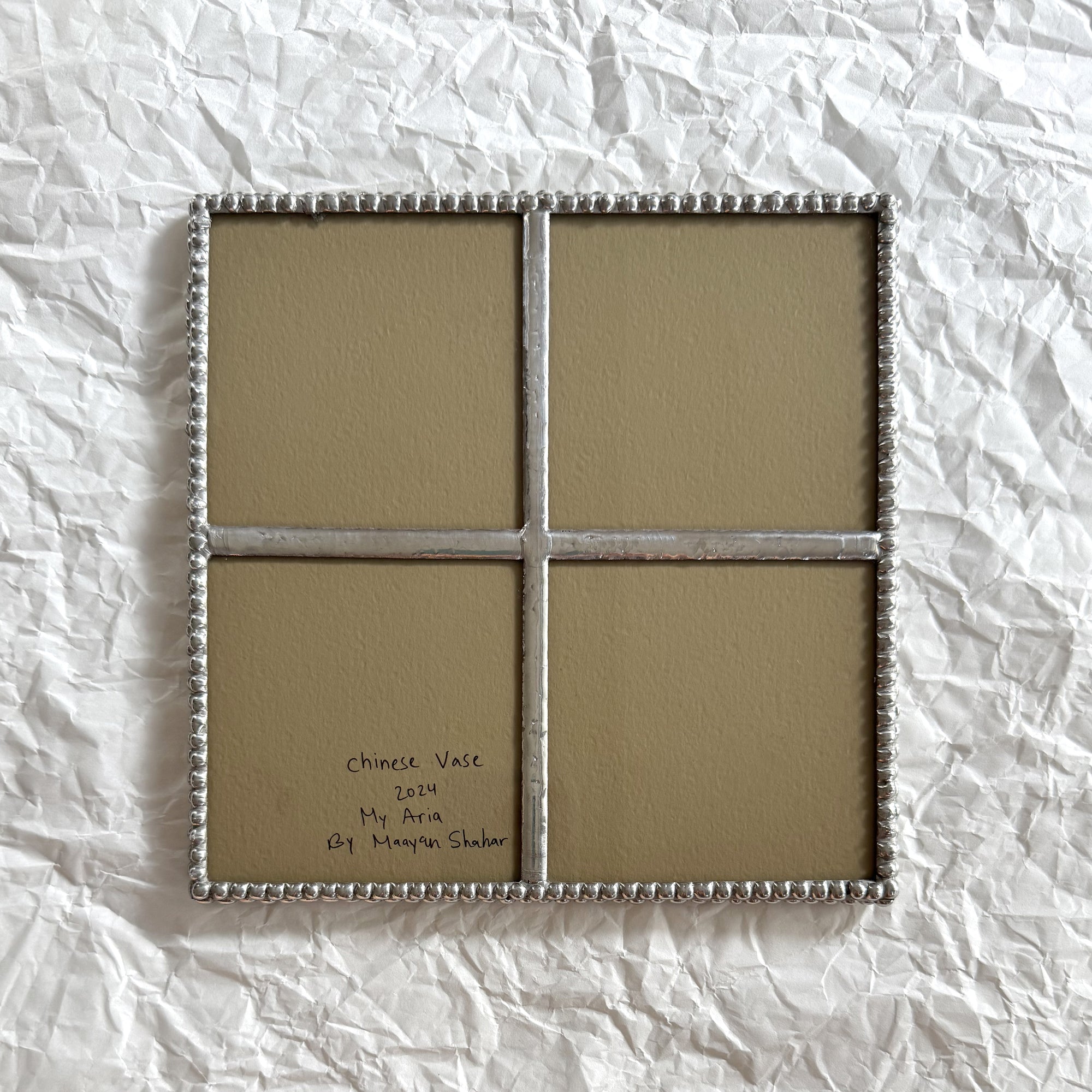 CHINESE VASE I (Wall Charm)