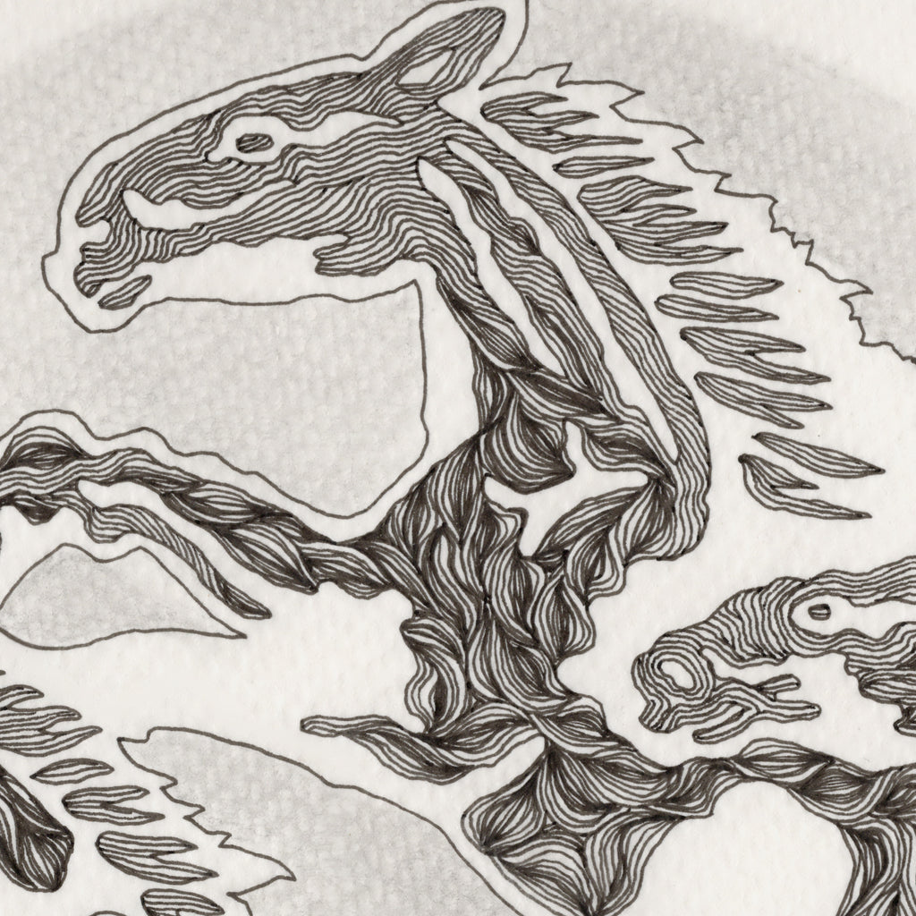 SPIRIT OF HORSES (Original Drawing)