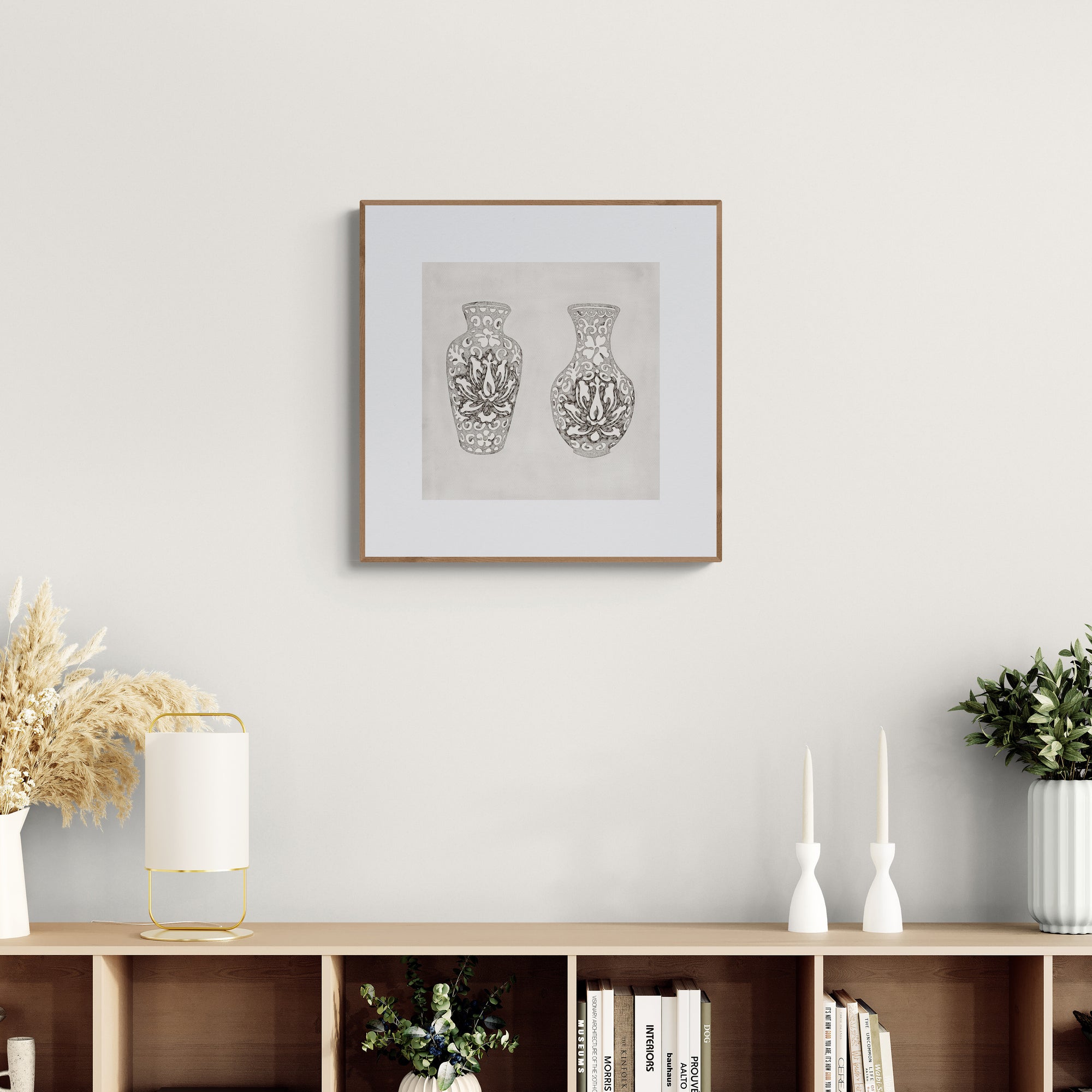 TWIN VESSELS (Original Drawing)