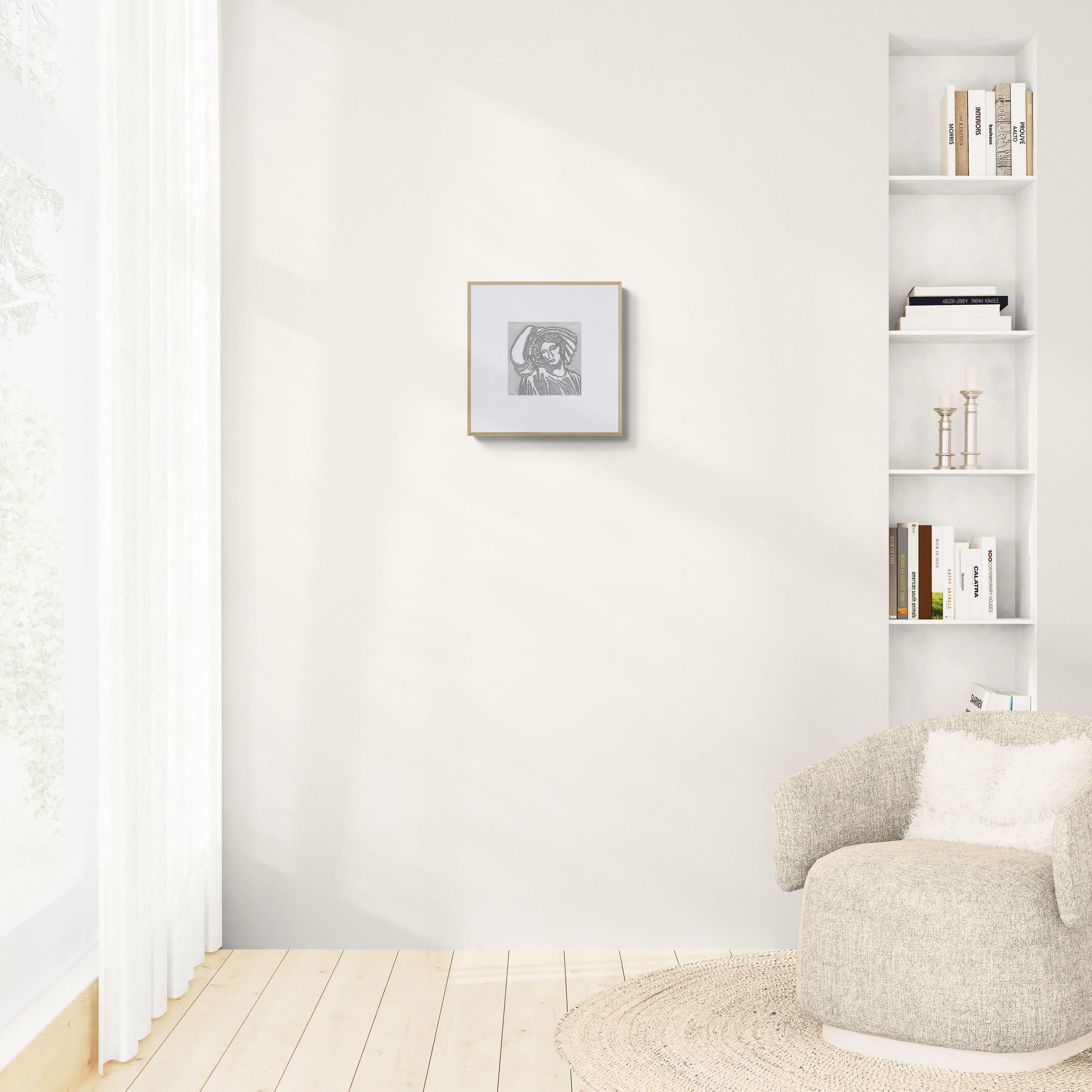 HOLDING THE WIND (Original Drawing)