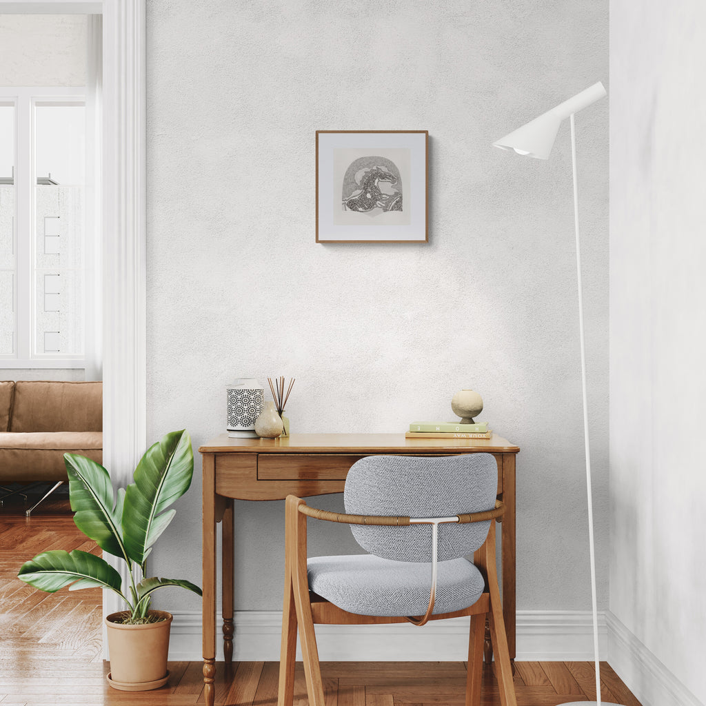 SINGLE HORSE (Original Drawing)