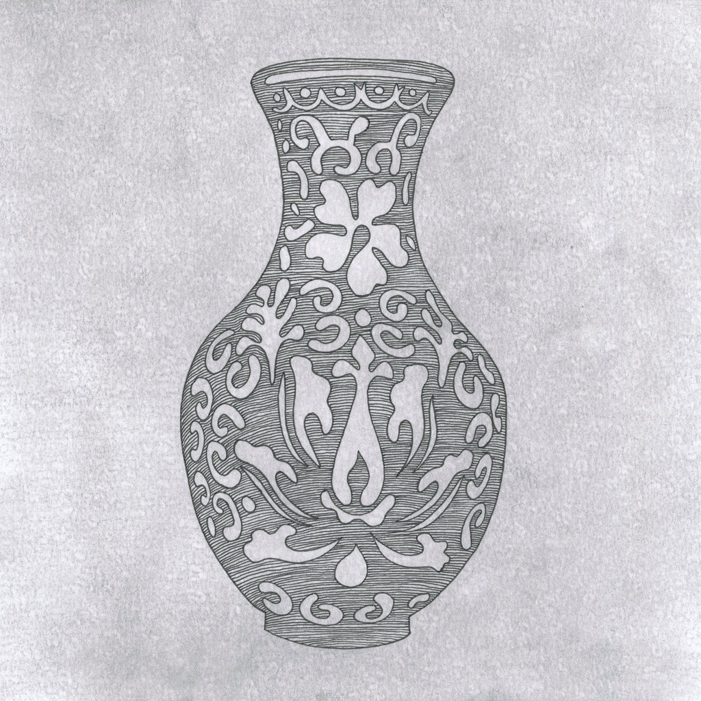 CHINESE VASE I (Original Drawing)