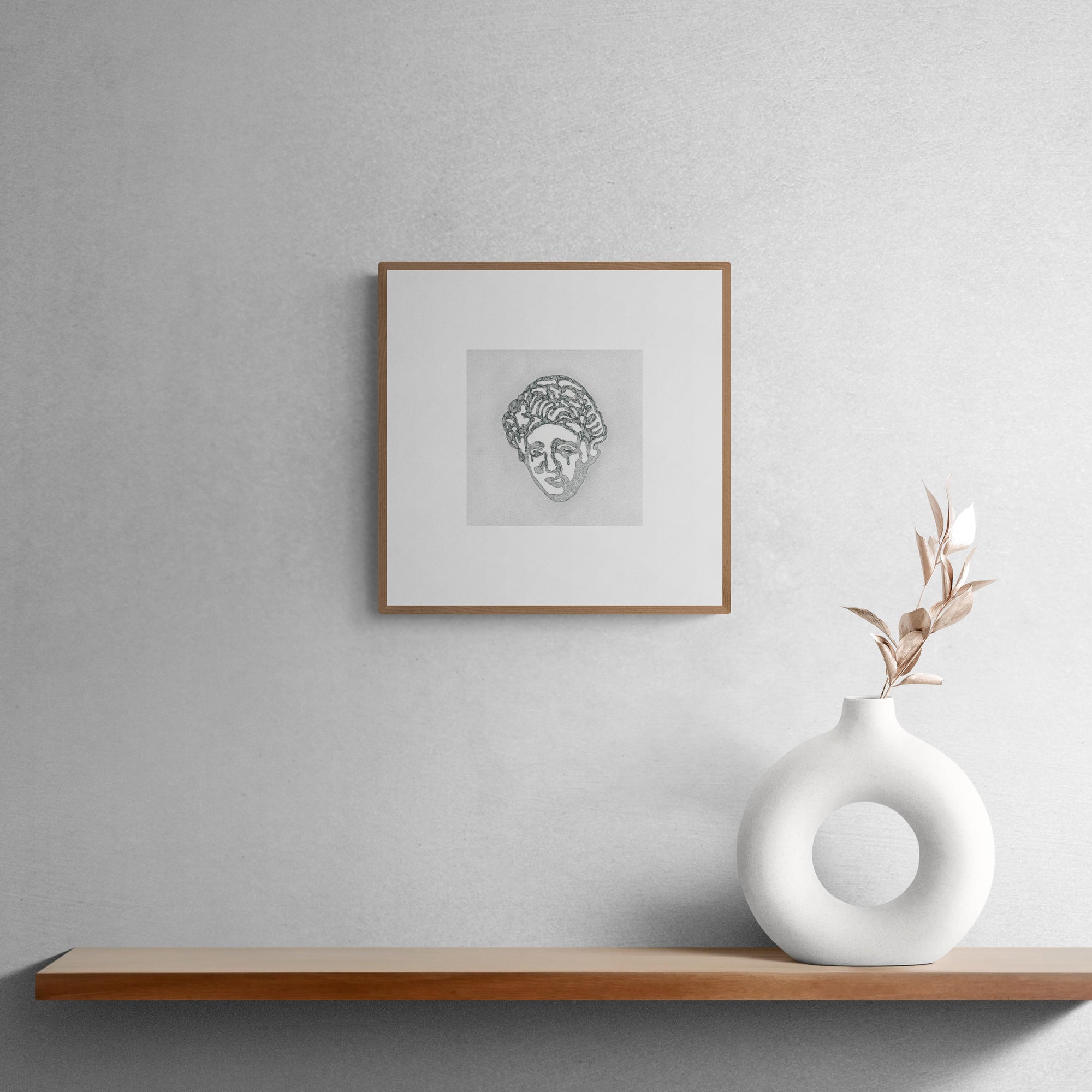 WEEPING HEAD (Original Drawing)